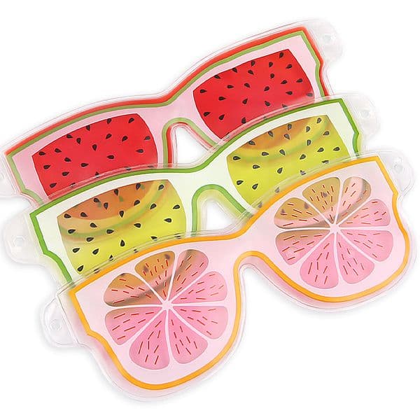 Ice Compress Sleep Eye Mask Relieve Fatigue Cooling Relaxati Cute Fruit Eye Mask Eye Care Tool