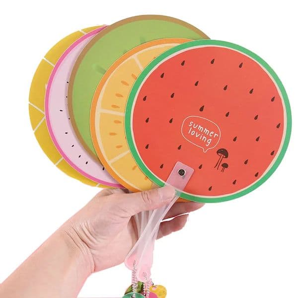 Summer Fruit Fan Hand Fans Children's Day Cartoon Small Gift Party Favor