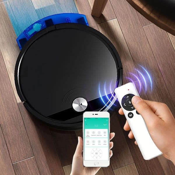 Appremote Control Vacuum Cleaner With Antifall And Water Tank Mop Threeinone Dry Wet Sweeping Mopping Smart Robot 240506