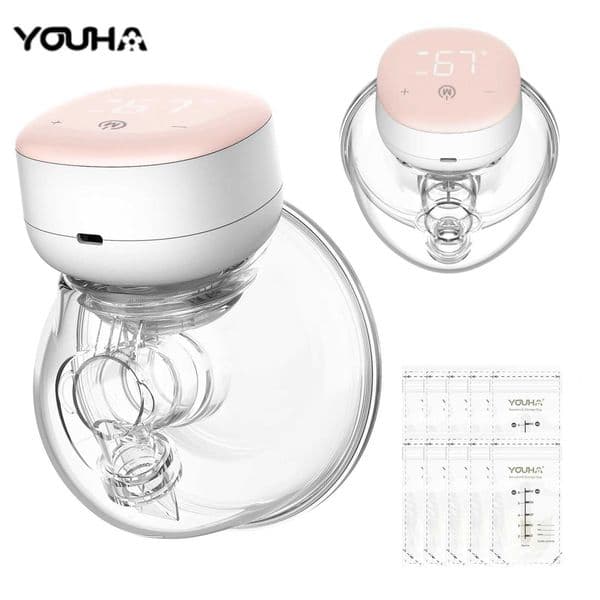 Breastpumps YOUHA P3 Wearable Low Noise Non Electric Breast Pump Puller Comfortable Milk Collector WX