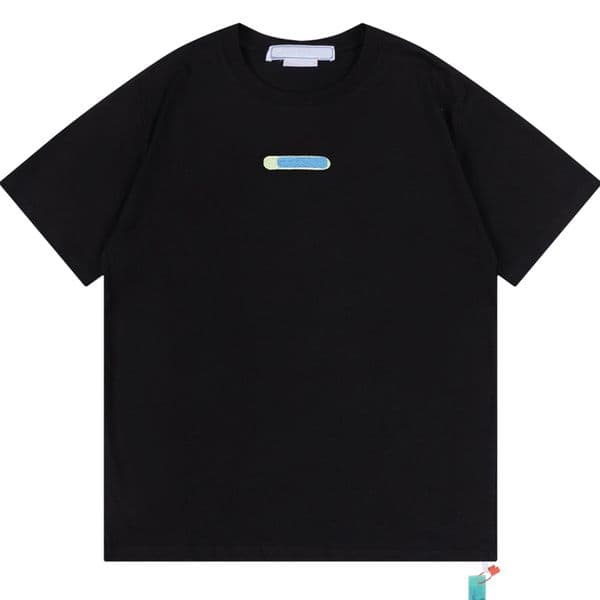 Summer Oil Painting Printed Short-sleeved Men and Women Round Neck Loose T-shirt Size SML XL