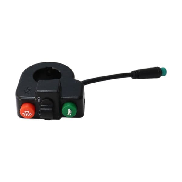 E-scooter Handlebar Headlight Horn Turn Signal Switch Replacement for KUGOO M4 PRO Electric Scooter Accessories