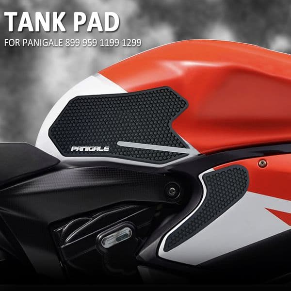 New Tank Traction Pad Side Gas Knee Grip Protector Anti slip sticker 3M Black Motorcycle For DUCATI PANIGALE 899 959 1199 1299