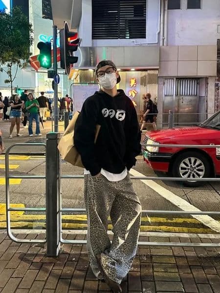 Y2k Leopard Jeans Pants Men Oversized Panther Print Jean Wide Leg Pant Fashion Trendy Retro Loose Man Hipop Baggy Jean Trousers 240507