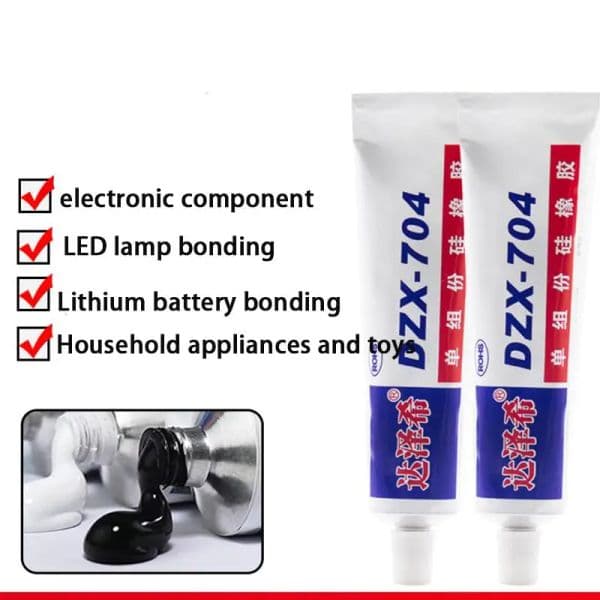 Circuit Boards 704 Silicone Rubber Glue For Electronic Components Semiconductor Materials Household Appliances Electrical Glue