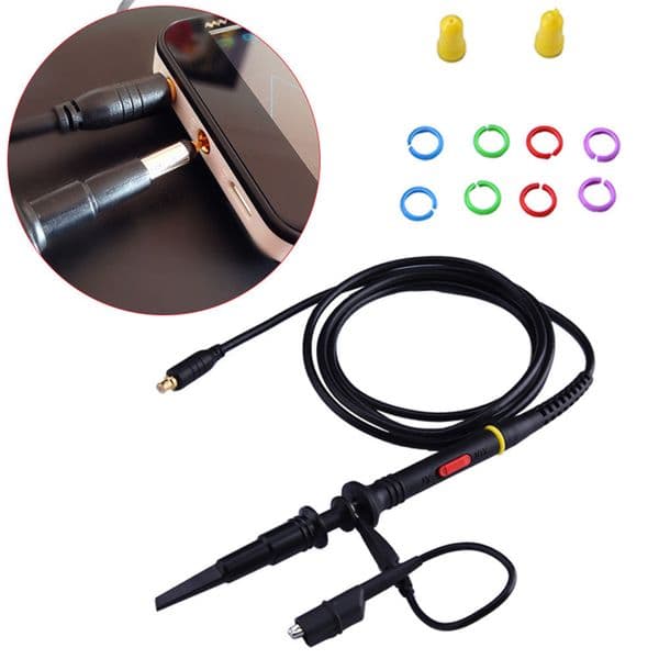 Oscilloscope Probe Kit 60MHz 1X 10X High Voltage Probe For Oscilloscope DSO201 DS201 DSO203 DS203 DSO202 DS202 VC101