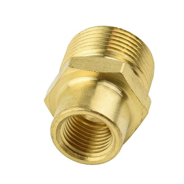 Brass Adapter Coupler Connector Pressure Washer M22 To 1/4 Inch NPT Female Plug For-Karcher Style Adapter
