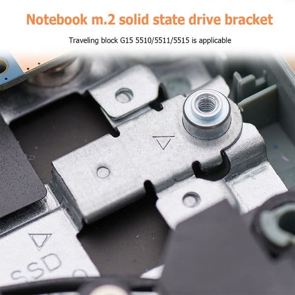 FinalCool Gaming Laptops M.2 NVME 2230 2280 SSD Bracket Storage Card Hard Drive Heat Sink Support Mounting Adapter for DELL G15