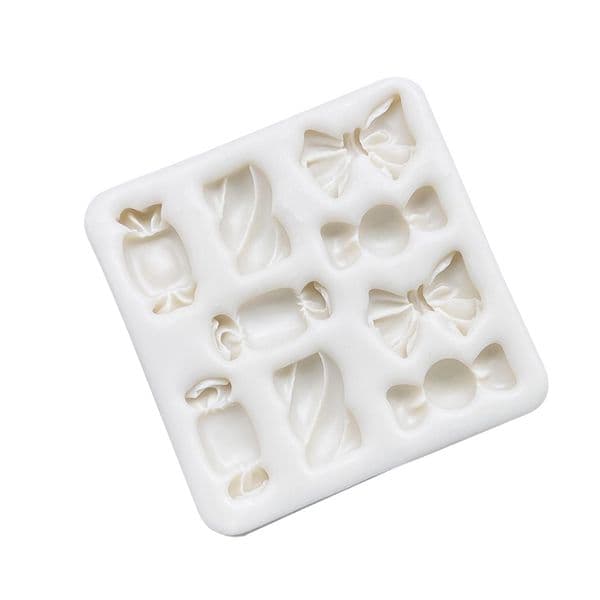 Candy Bow Bowknot Shape Silicone Sugarcraft Mold Resin Tools Cupcake Baking Mould Fondant Cake Decorating Tools