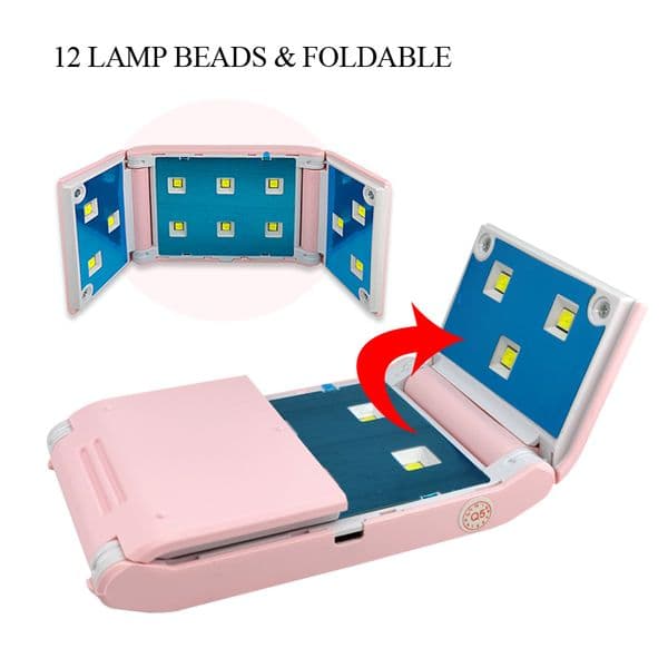 CHUNSHU Portable 24W Nail Dryer Machine Mini USB Cable Home Use Nail lamp Drying UV Gel Polish With 60/120S Timer Nail Art Tools