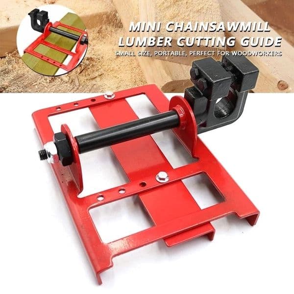 NEW Mini Chainsaw Open Frame Wood Board Cutting Tools Durable Chainsaw Attachment Portable Lumber Cut Guide Milling Cutter