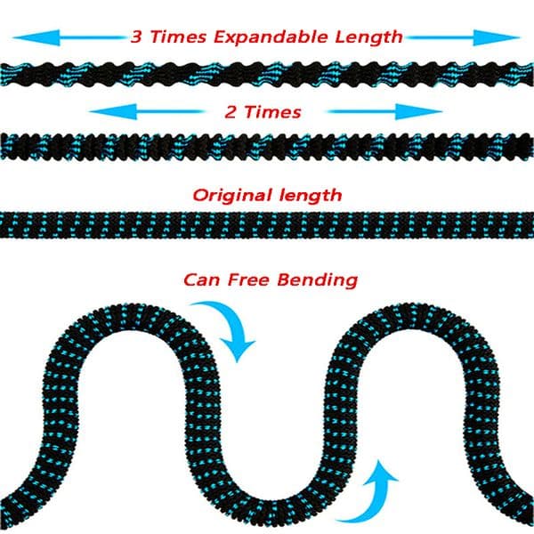Green and Black Home and Garden Hose Flexible 2.5-30 Meters High Pressure Expandable High Pressure Pipes for House Farm Wash Car