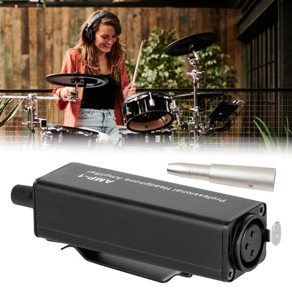 Headphone Amplifier Converter XLR To 3.5MM Audio Interface HIFI Headphone Amplifier Used In Stage Performance Studio
