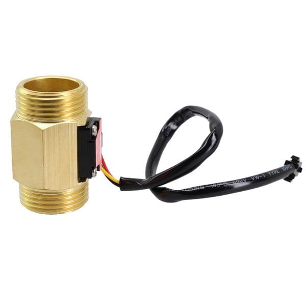 Water Stream Sensor Stream 2-50L/min Stream Meter Switch YF-B10 1.75MPa DC3.5~24V G1 Interface Hall Effect Liquid