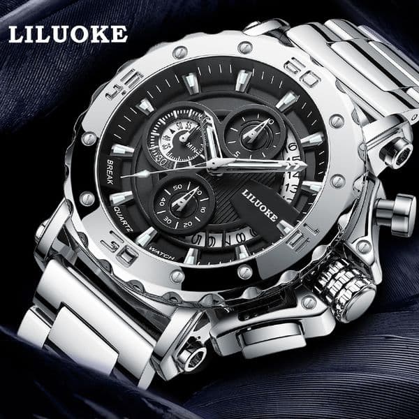 Watch Mens Heavy Night Glow Waterproof Men's Watch High end Mens Watch Popular Quartz Watch