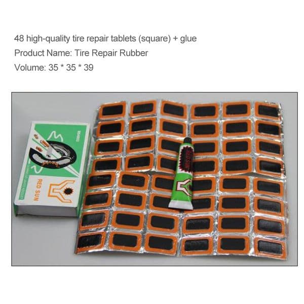 Tire Repair Kit Tire Bike Inner Tube Puncture Repair Tire Sticker Patch MTB Road Bike Repair Glue Tire Repair Tools