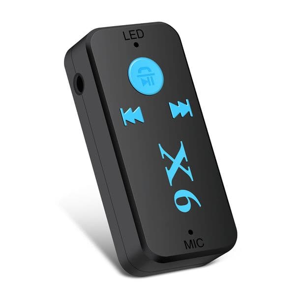 Bluetooth-Compatible 5.0 Receiver 3 . 5mm Aux Jack Bluetooth-Compatible 5.0 AUX Adapter Handsfree for Car Audio Receiver