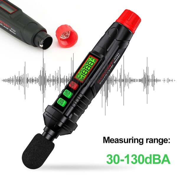 2026 Wholesale Ht64 Digital Sound Level Meter Handheld Decibel Monitor 30-130Dba Noise Volume Measuring Tools For Home Noisy Neighbor Factory Free Shipping