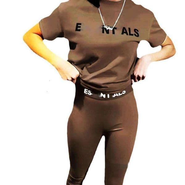 Designer Summer Silm Pants Suit Womens Two Pieces Jogger Set New Letters Printed Short Sleeve Sexy Fashion Tights Suits