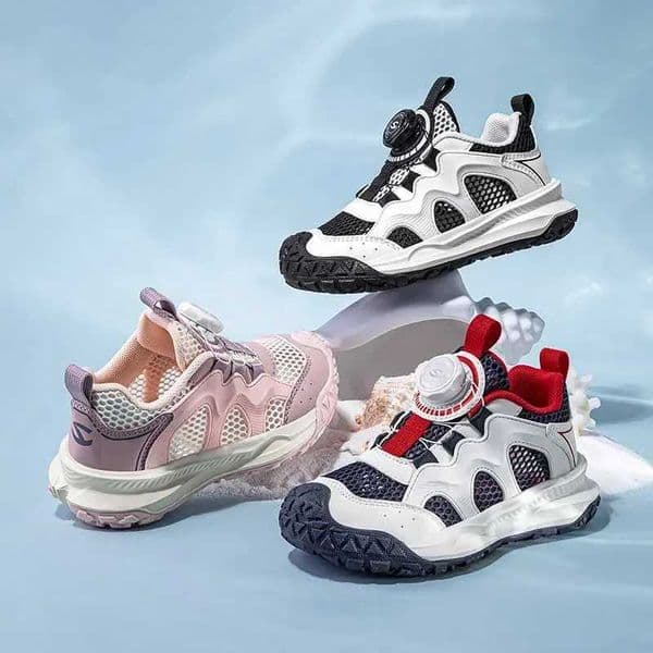 Athletic Outdoor Athletic Outdoor 2024 New Grid Summer Boys Running Shoes Breathable Grid Sports Shoes Student Boys Sports Running Shoes Q250416