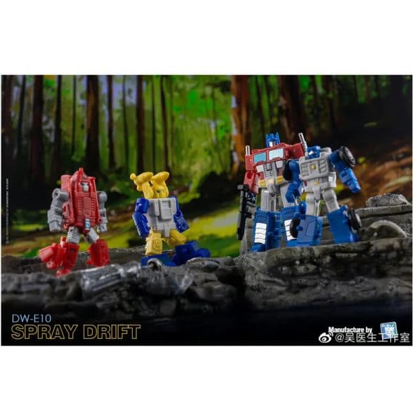 DW-E Series 2024 Transformer Toys - Starscream, Seaspray, Thundercracker, Powerglide, Skywarp, Blaster, Roller dh910320090