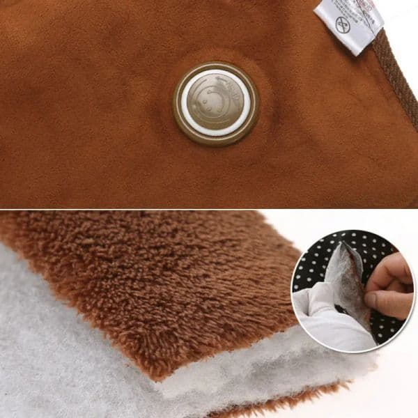 2026 New Dot Electric Winter Hot Water outdoor Bottle Hand Warmer Rechargeable Velvet Bag EU Plug Free Shipping