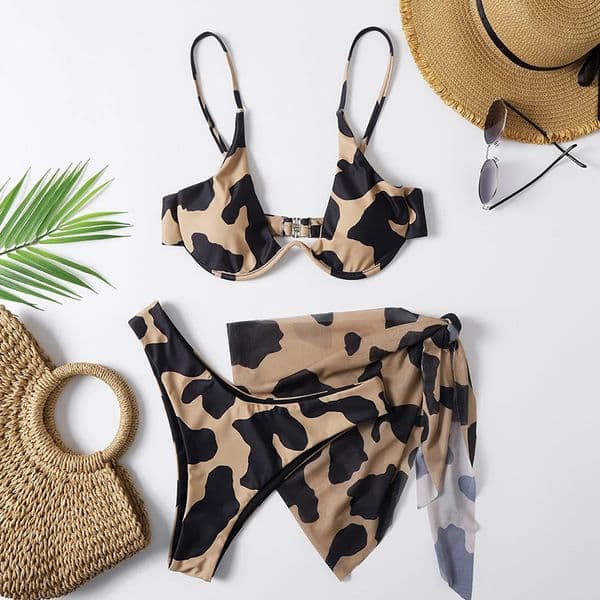 2024 new Sexy Bikinis Female Swimsuits 2025 Women's Three-Piece Swimwear Beach Swim Wear Bathing Suits Brazilian Bikini Set Pool Bather