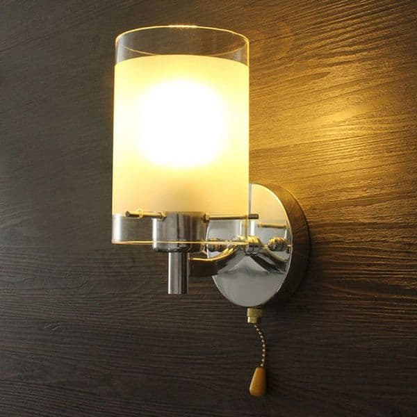 AC85-265V E27 LED Wall Light Modern Glass Decorative Lighting Sconce Fixture Lam