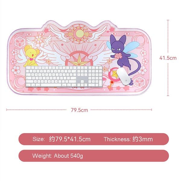 Pink Sakura Extra Large Gaming Mouse Pad XXL Desk Mat Water Proof Nonslip PC Gamer Computer Keyboard Laptop Desk Pad Accessories Y260525