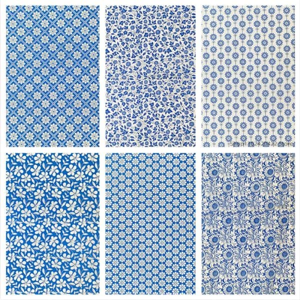 1PCS New Pottery Ceramics Clay Transfer Paper Glaze new Underglaze Flower Paper Jingdezhen Blue and White Porcelain 2025 Decal Paper