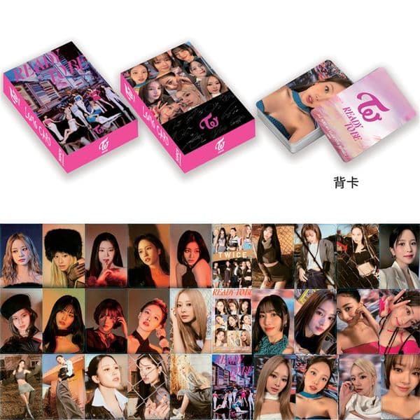 Kpop TWICE Photocard Albums READY TO BE Lomo Card Tzuyu Momo Sana Mina IMNAYEONKim DaHyun Postcard for Fans Gift Collection
