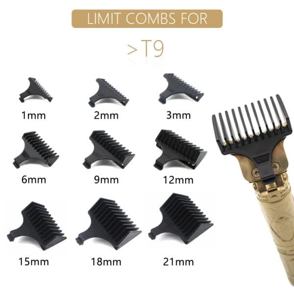 for T9 1/2/3/6/9/12 mm Professional Hair 2025 Trimmer new Limit Comb Universal Guards Hairdresser Hair Cutting Guide Barber Accesories