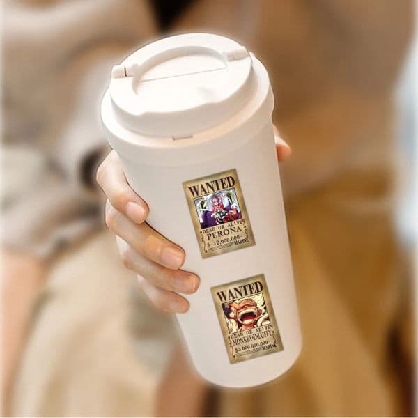 10/30/50pcs Anime Cartoon One Piece Wanted Posters Stickers Laptop Skateboard Notebook Suitcase Waterproof Sticker Decal Kid Toy
