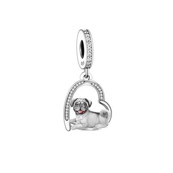 Sterg Sier Dog Charms , Original Fit Charm Bracelet, For Making Berloque DIY, DIY Beads dh5727163