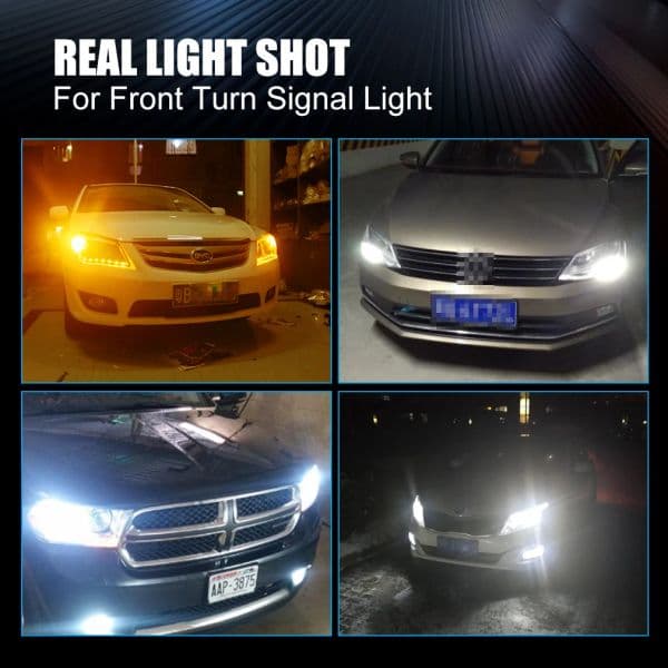 2pcs Canbus PW24W PWY24W LED Bulbs 3014 LED 30SMD DRL Fog Lamps For Audi BMW Volkswagen Turn Signal Light Daytime Running Light