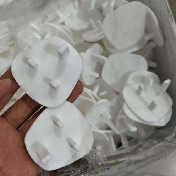 12 Pcs Plug Socket Covers Babies Children's Safety Protector For UK 2025 new 3 Pin Sockets