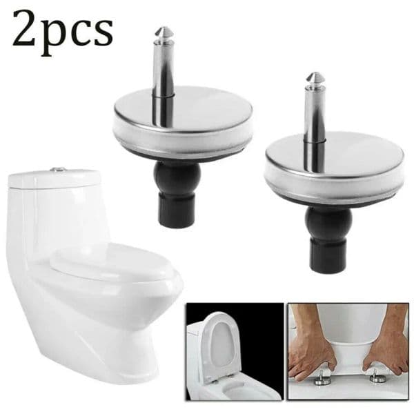 2PCS Toilet Seat Hinges Mountings Replacement Hinge Fittings Screws For Toilet Accessories
