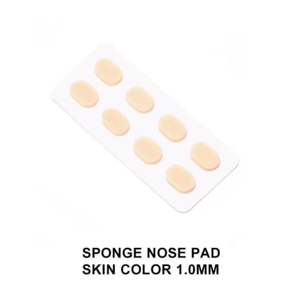 4pcs Nose Pad Soft Foam Adhesive Non-Slip Silicone Glasse Black Skin Tone EVA Nose Pad Glasses Accessories