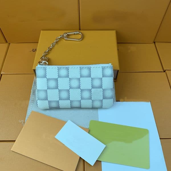2025 High quality Designers Genuine Leather Wallets cardholder France Paris plaid style s mens designers women wallet Pu