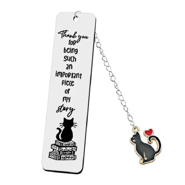 Lovely Cute Kawaii Metal Bookmark Black Cat Book Holder for Book Paper Creative Gift Korean Stationery Office school supplies
