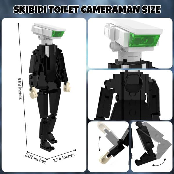 Skibidi Toilet Titan Drill Man Building Sets Titan Drill Man Multiverse Series Toy Figures Kit for Kids Christmas,Birthday Gifts