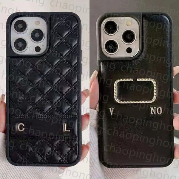 Phone Case Designer iPhone 13promax Case for iPhone 15 Pro Max Cases 14 Pro Max 12Promax 12pro Case Brand Women Leather Luxury Mobile Cover