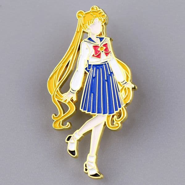 Anime Magic Girl Brooch Girls Women Brooches for Clothing Enamel Pins Briefcase Badges Lapel Pins for Backpack Jewelry Accessory