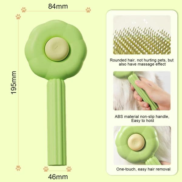 Pet Cat Brush Dog Hair Remover Brush Grooming and Care Comb For Short Long Hair Dog Cat Self Cleaning Pet Items Cat Accessories 99c31