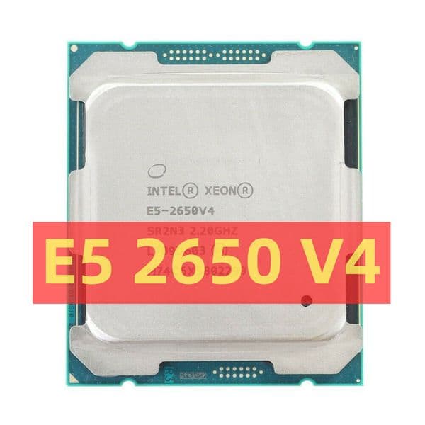 XEON E5 2650 V4 2.2GHz Twelve-Core 24-Thread Processor L3=30M 105W LGA 2011-3 CPU DDR4 X99 Motherboard