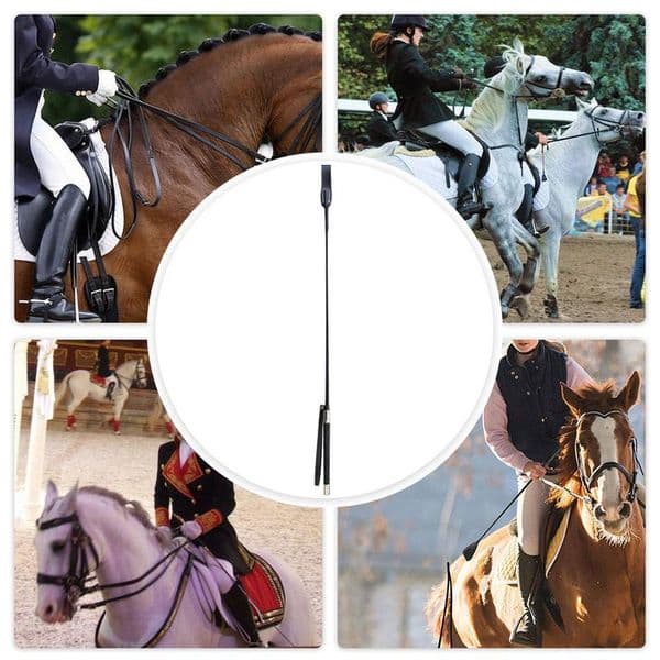 Riding Crop Equestrian Leather Horse Crop Equestrian Supplies For Training Tournament Shows Durable Horse Riding Crop Stick Tool