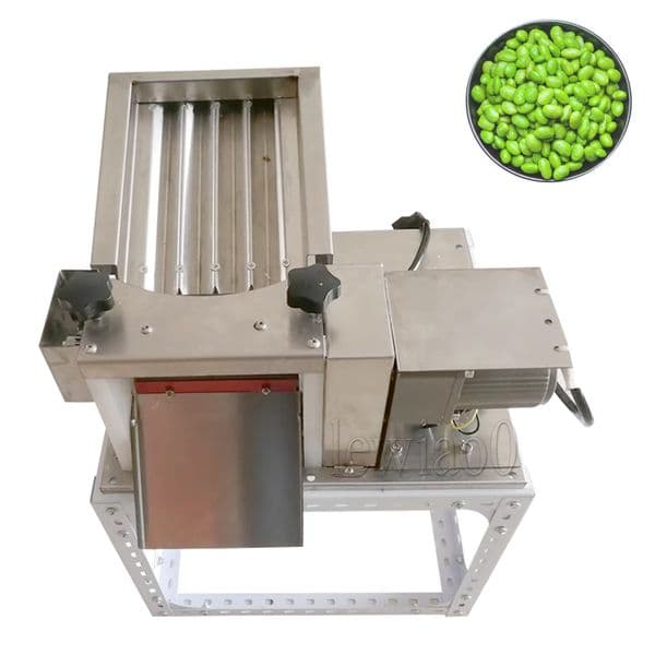 30W Semi-Automatic Bean Pod Peeling Machine Green Soybean Skin Remove Machine Pea Peeler Machine Bean Shelling Machine 220V