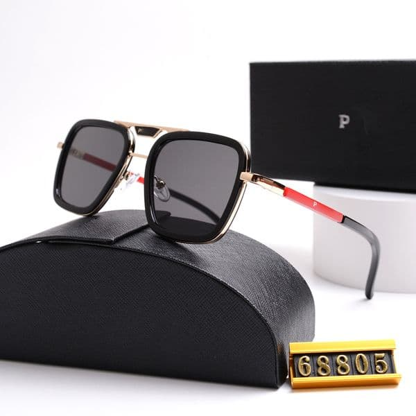 Designer Sunglasses Designer Mens and Womens Sunglasses Classic Fashion Luxury Triangle Letter Outdoor Beach Driving Sun UV Protection Box