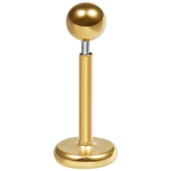 2Pcs 20G 2025 /18G G23 Titanium Push-in Nose Ring new Labret Ring Lip Piercing Jewelry Gold Plated Cartilage Earrings 20G 0.8mm