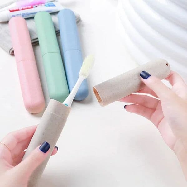 Toothbrush Box Holder Cover Bathroom Accessories Travel Storage Dust-proof Case Portable Bathroom Organizer for Camping